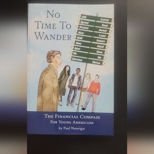 No Time To Wander paperback book Paul Nourigat author signed